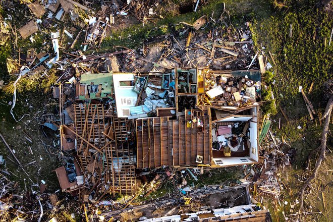 Naselje Rolling Fork, Mississippi FOTO: Chandan Khanna/AFP
