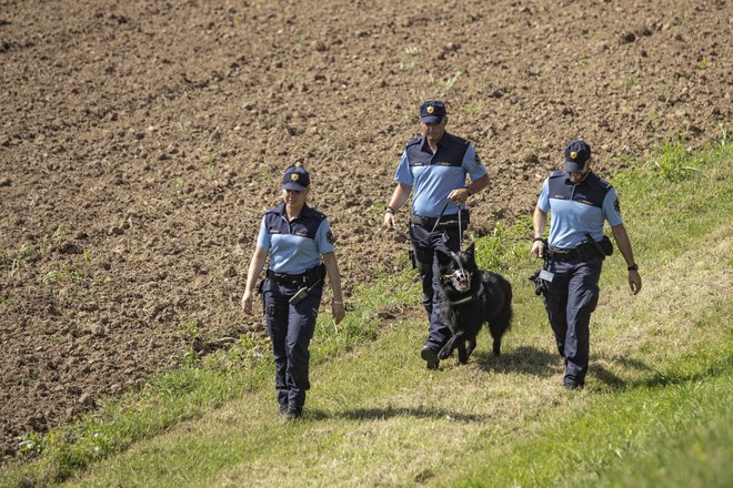 »Migranti, ki jih v Sloveniji obravnava policija, v EU in schengensko območje večinoma vstopijo na zunanji schengenski meji, ki jo nadzira Hrvaška,« opozarjajo na notranjem ministrstvu. Povečan trend nezakonitih migracij se v Sloveniji nadaljuje tudi v začetku letošnjega leta, ko se je glede na isto obdobje lani število nezakonitih prehodov meje povečalo trikratno. FOTO: Voranc Vogel/Delo