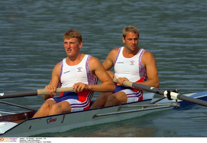 Matthew Pinsent in Steve Redgrave na olimpijskih igrah v Barceloni leta 1992. FOTO: Action Images/reuters Connect Action Images