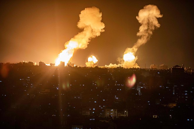 Izraelci ponovno bombardirajo Gazo. FOTO: AFP