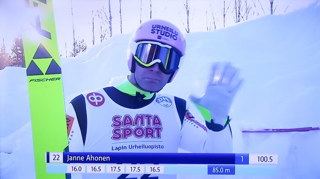 Janne Ahonen se je vidno zabaval. FOTO: Facebook A. M.