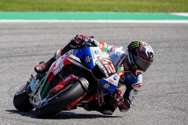 Alex Rins na poti do zmage. FOTO: Dustin Safranek/USA Today Sports