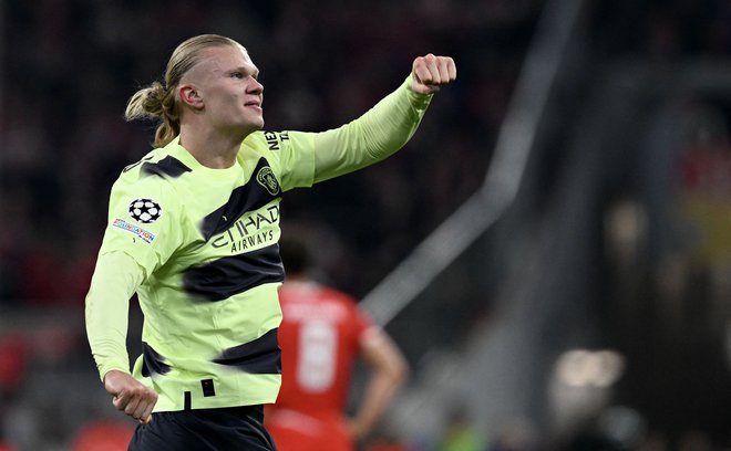 Erling Haaland je nadaljeval strelski pohod. FOTO: Christof Stache/AFP