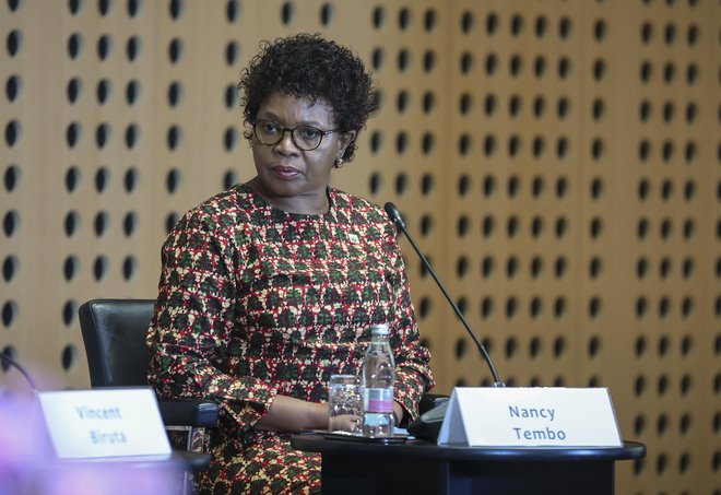 Dneva Afrike se je udeležila tudi malavijska zunanja ministrica Nancy Tembo. FOTO: Jože Suhadolnik/Delo