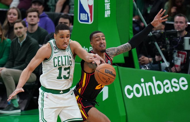 Branilec Bostona Malcolm Brogdon (13) si je prislužil kar 60 odstotkov glasov v izboru za najboljšega šestega igralca sezone lige NBA. FOTO: David Butler/Usa Today Sports/Reuters