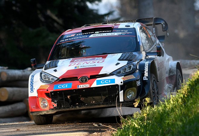 Elfyn Evans je bil najhitrejši na Hrvaškem. FOTO: Denis Lovrovic/AFP