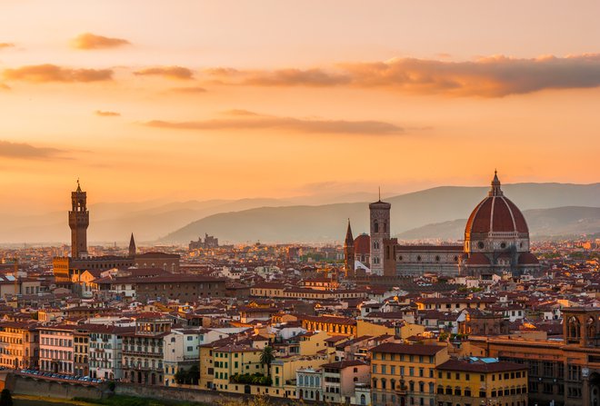 »Iz mesta sem odhitel enako naglo, kot sem vanj prišel,« je o kratkem stiku s Firencami nekoč zapisal Goethe. FOTO: Shutterstock