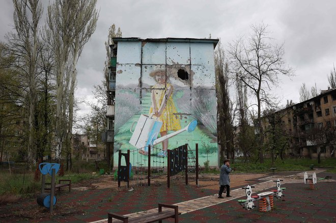 Mesto Avdiivka v Donecku. FOTO: Anatolii Stepanov/Afp