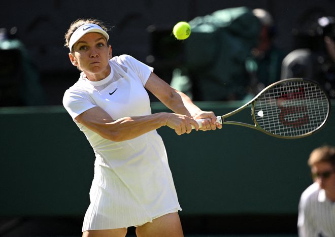 Simona Halep je bila nekoč št. 1 svetovne teniške lestvice. FOTO: Toby Melville/Reuters