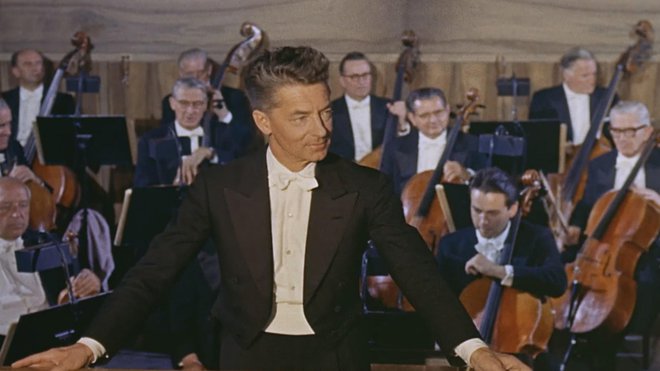 Momentos mágicos da música – Cavalier com uma flor interpretada por Herbert von Karajan Photo Tv Slo