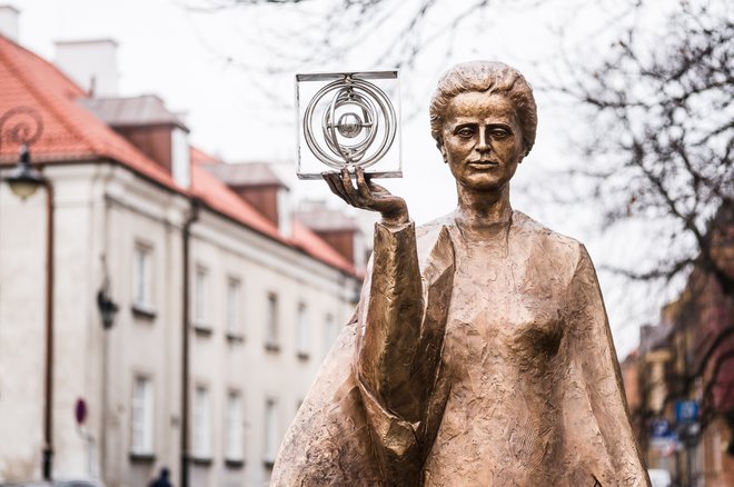 Kip Marie Sklodowske Curie v Varšavi. FOTO: Shutterstock