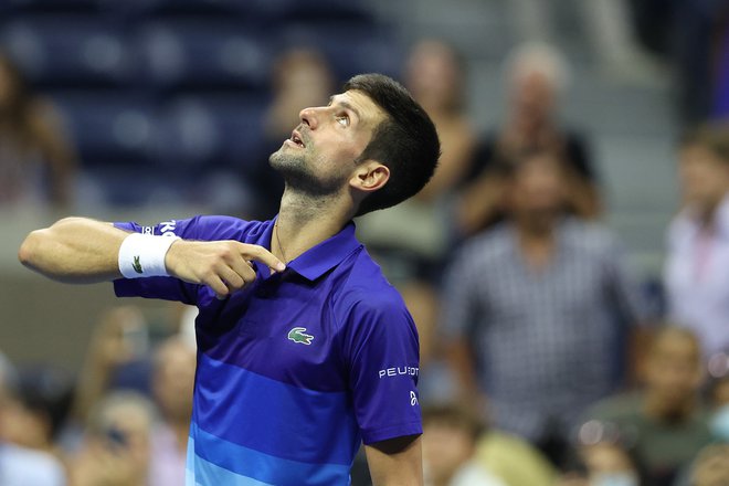 Novak Đoković se vrača v New York. FOTO: Elsa/AFP