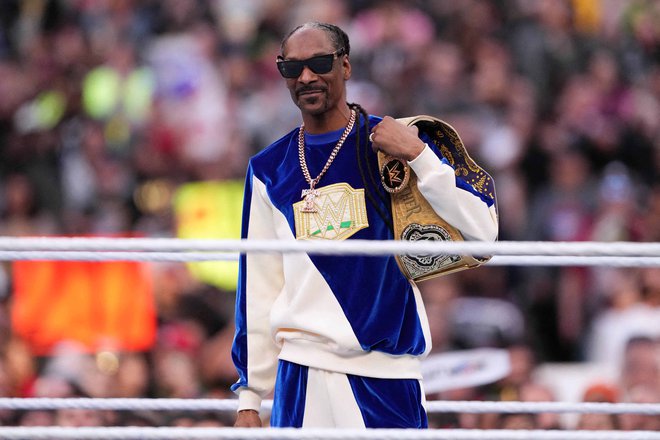 Snoop Dogg je reden gost športnih dogodkov v Severni Ameriki. FOTO: USA Today