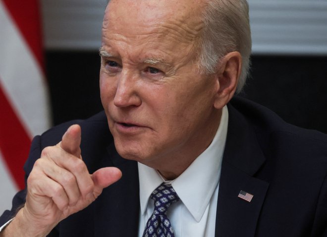 Ameriški demokratski predsednik Joe Biden. Foto Leah Millis/Reuters