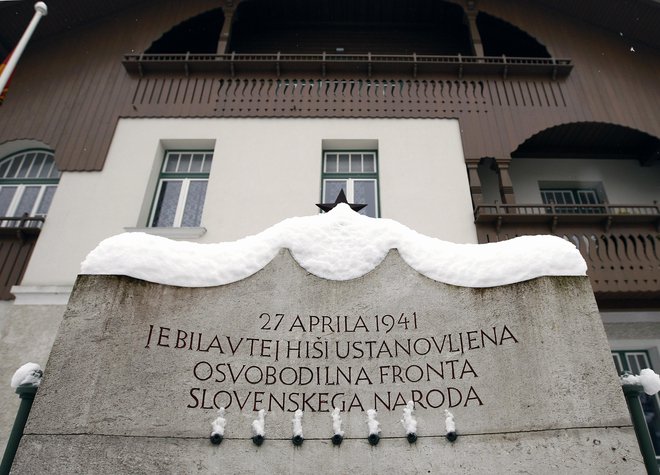 Napredni Slovenci, ki so se 26. aprila 1941 sestali v Vidmarjevi vili, so videli tedanji dan kot vojno štirih imperialističnih sil. FOTO: Aleš Černivec