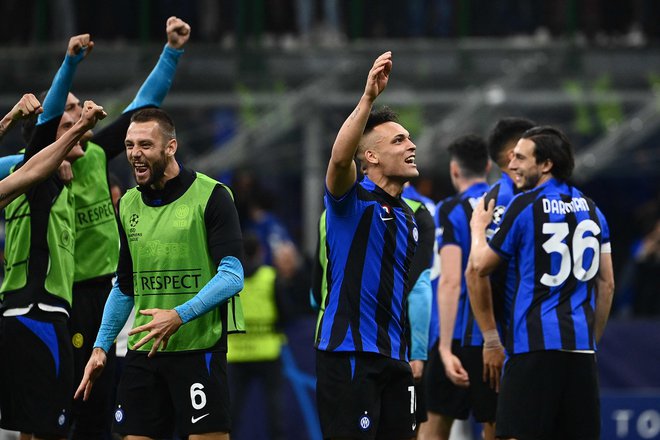 Lautaro Martinez je Inter popeljal v finale. FOTO: Isabella Bonotto/ AFP