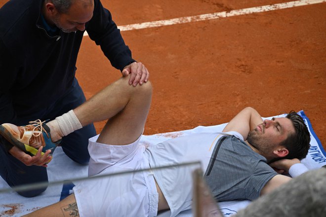 Cameron Norrie je potreboval zdravniški premor. FOTO: Tiziana Fabi/AFP