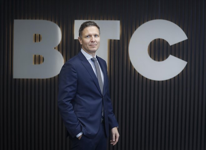 Damjan Kralj, glavni izvršni direktor BTC, napoveduje nove naložbe. FOTO: Jože Suhadolnik/Delo