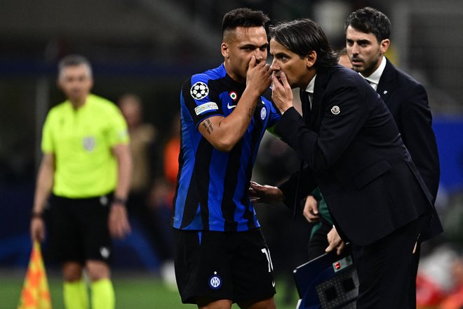 Simone Inzaghi je preporodil Inter, Lautaro Martinez zabija gole. FOTO: Gabriel Bouys/AFP