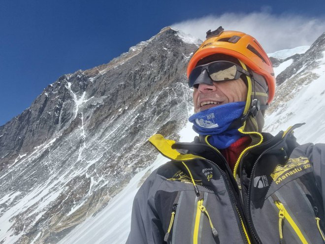 Andrej Gradišnik med odpravo Everest 23'. FOTO: Osebni arhiv