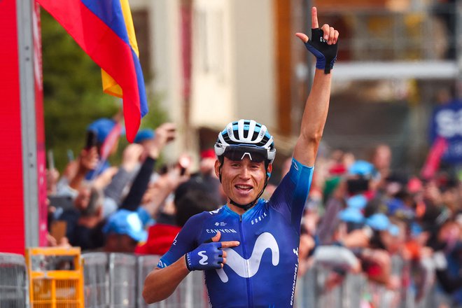  Einer Rubio je pravi heroj današnje etape. FOTO: Luca Bettini Afp