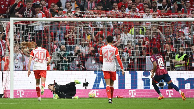 Takole je zabil gol Christopher Nkunku. FOTO: Angelika Warmuth/Reuters