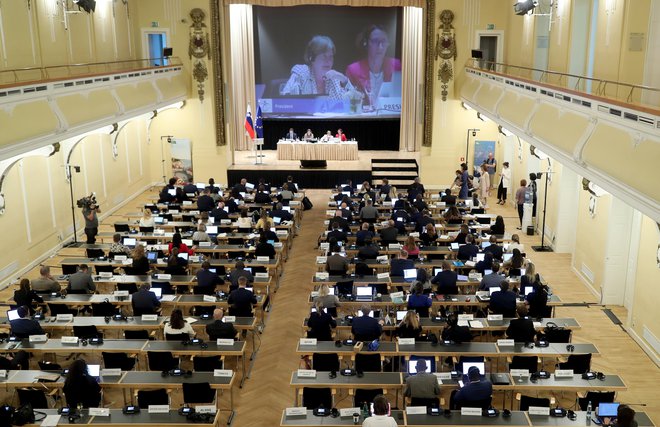 Največja diplomatska konferenca v zgodovini Slovenije je trajala dva tedna. FOTO: Blaž Samec