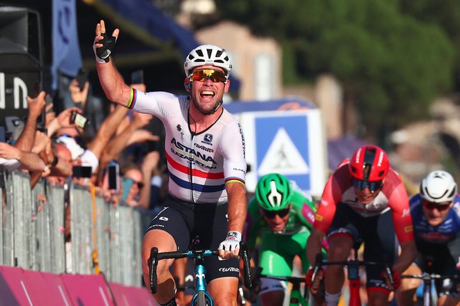 Pred Kolosejem je Mark Cavendish dodal še en košček v izjemni mozaik svoje kariere. FOTO: Reuters