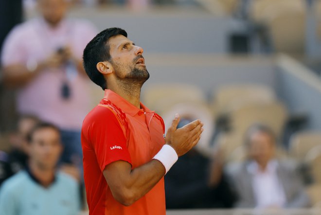 Novak Đoković si je po zmagi vidno oddahnil. FOTO: Clodagh Kilcoyne/Reuters