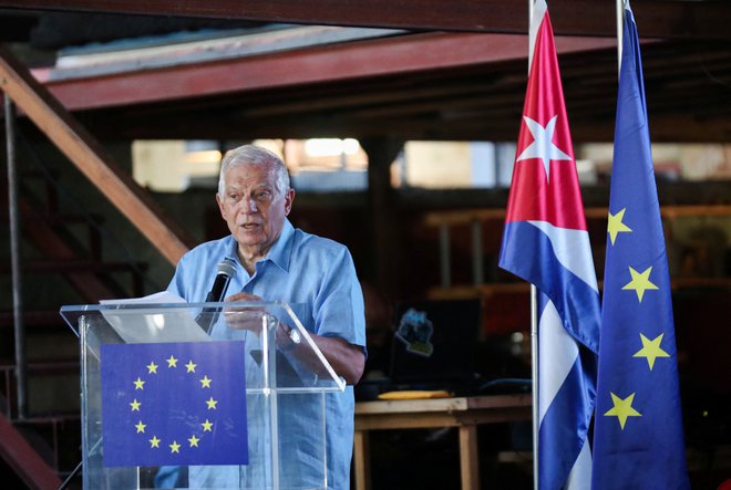Kubanski mediji so Borrellove pogovore s kubanskim vrhom odrinili na rob. FOTO: Yander Zamora/Reuters