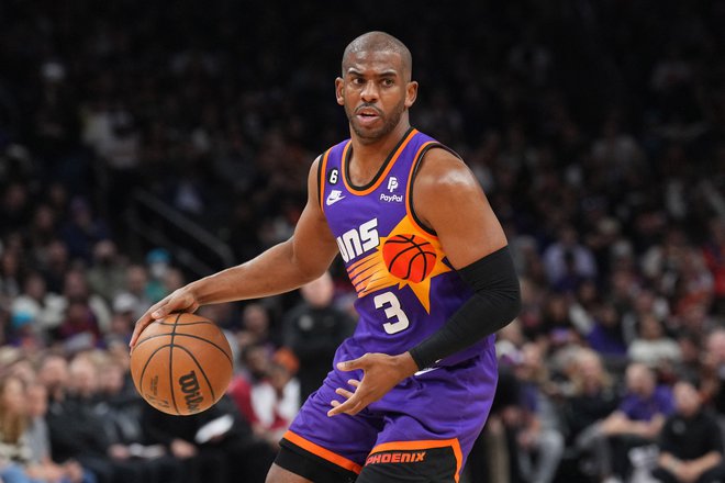 Veteran lige NBA Chris Paul se po dveh letih poslavlja od Phoenixa. FOTO: Joe Camporeale/USA Today Sports via Reuters Con