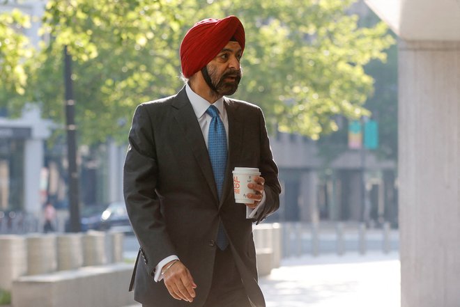 Ajaypal Singh Banga se je rodil in šolal v Indiji. FOTO: Jonathan Ernst/Reuters