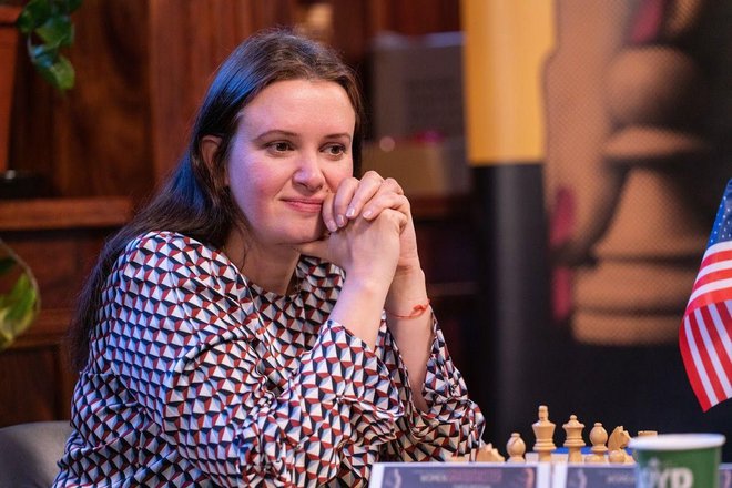 Mama dveh otrok Anna Zatonskih je pri 44 prekosila konkurenco. FOTO: Chess.com