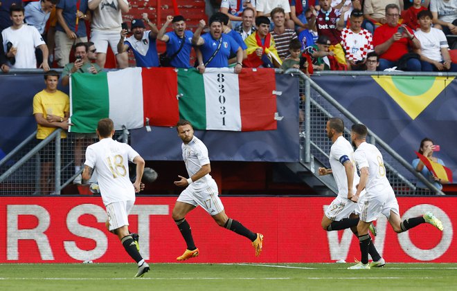 Veselje Italijanov. FOTO: Piroschka Van De Wouw/Reuters