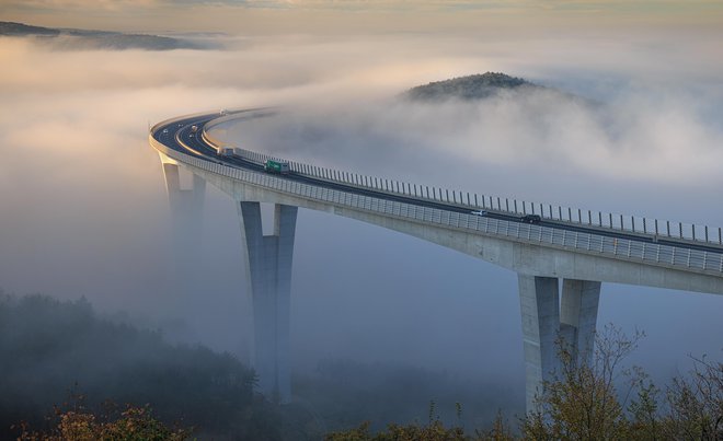 Viadukt Črni kal FOTO: Marko Korošec