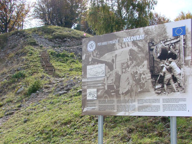 Na Kolovratu deluje tudi eden izmed šestih muzejev na prostem, ki so del Poti miru. FOTO: Blaž Močnik