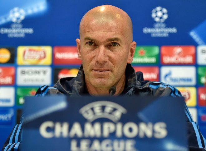 Zinedine Zidane se je kot igralec in trener zapisal med nogometne velikane. FOTO: Gerard Julien/AFP