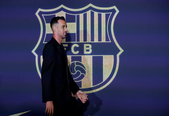 FILE PHOTO: Soccer Football - FC Barcelona host a farewell event for Sergio Busquets - Camp Nou, Barcelona, Spain - May 31, 2023 FC Barcelona's Sergio Busquets is pictured during the event REUTERS/Albert Gea/File Photo Foto Albert Gea Reuters