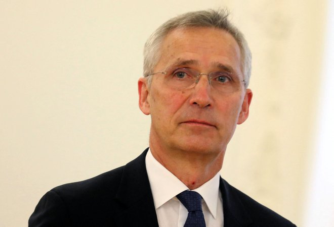 Stoltenberg je obsodil rusko napoved o namestitvi taktičnega jedrskega orožja v Belorusiji. FOTO: Petras Malukas/AFP