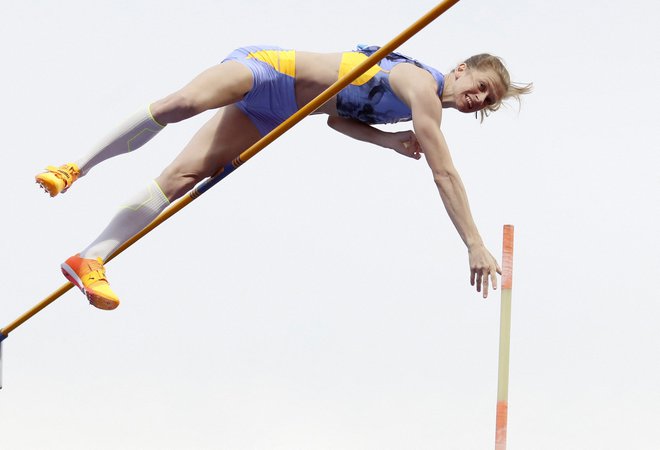 Tina Šutej tako kot na evropskih igrah ni uspela preskočiti 4,71 metra. FOTO: Reuters