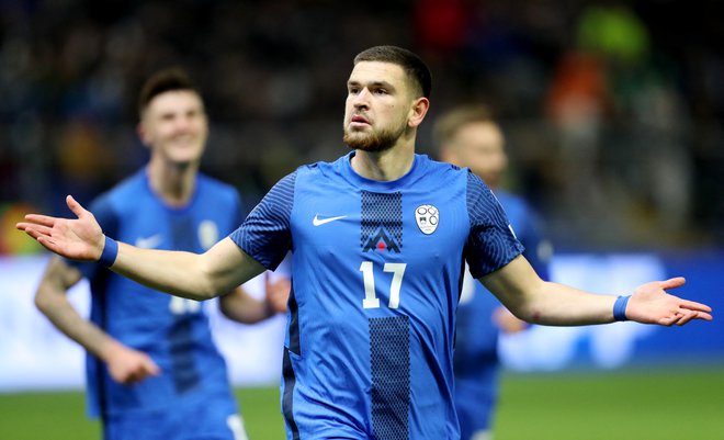 Žan Vipotnik je lani za Maribor dosegel 20 zadetkov, zadel pa je tudi na debiju v slovenski izbrani vrsti, ko je odločil tekmo proti Kazahstanu. FOTO: Reuters