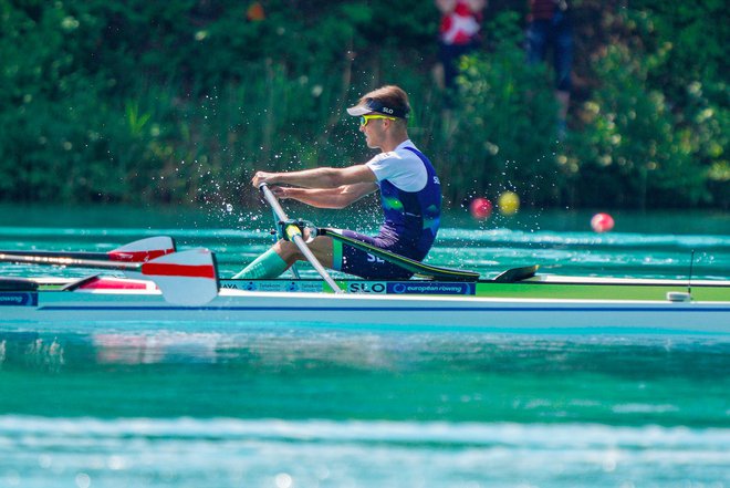 Rajko Hrvat z veslanjem v Luzernu ni na ti. FOTO: VZS