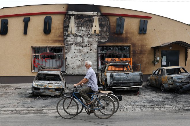 V Kijevu poudarjajo, da ameriškega streliva ne bodo uporabljali nad civilnim prebivalstvom, kot to počne Rusija, niti ne na ruskem ozemlju. FOTO: Afp