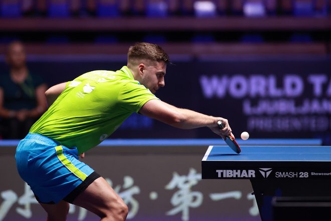 Darko Jorgić želi v olimpijski sezoni vse pripraviti za velik napad v Parizu. FOTO: Remy Gros/ITTF