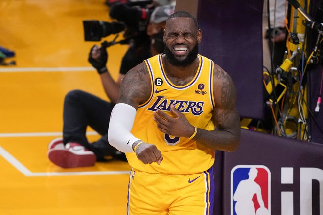 LeBron James se bliža 40. letu starosti, a še ne razmišlja o igralski upokojitvi. FOTO: Kirby Lee/Usa Today Sports Via Reuters Con