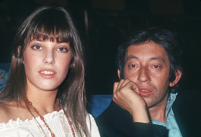 Serge Gainsbourg in Jane Birkin septembra 1970. FOTO: AFP