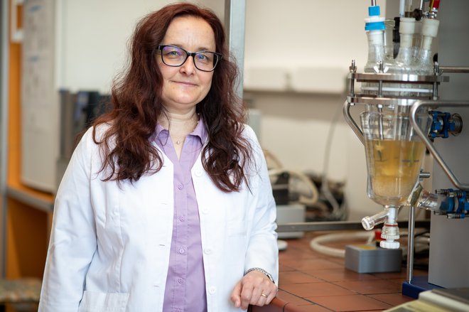 Izr. prof. dr. Darja Pečar v Laboratoriju za bioreakcijsko tehniko. FOTO: arhiv UM