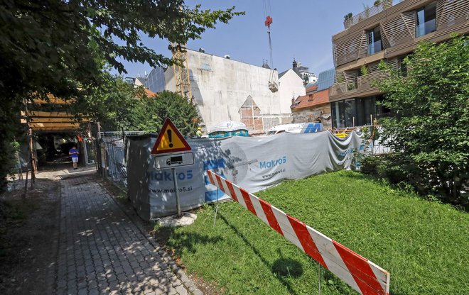 Posebnost nove soseske je, da bo fasada iz zelenega marmorja, balkoni bodo stekleni, veliko bo tudi cvetličnih korit. FOTO: Jože Suhadolnik/Delo