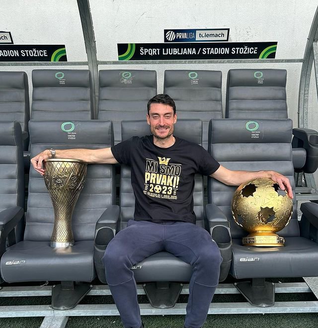 Albert Riera je z Olimpijo osvojil dvojno krono. FOTO: instagram