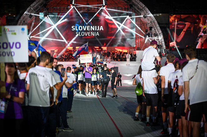 Sinoči je bilo v Ljudskem vrtu slovesno. FOTO: Patrik Kociper